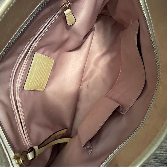 COACH Limited Edition Hamptons Floral Straw Bag 98 - Picture 13 of 14